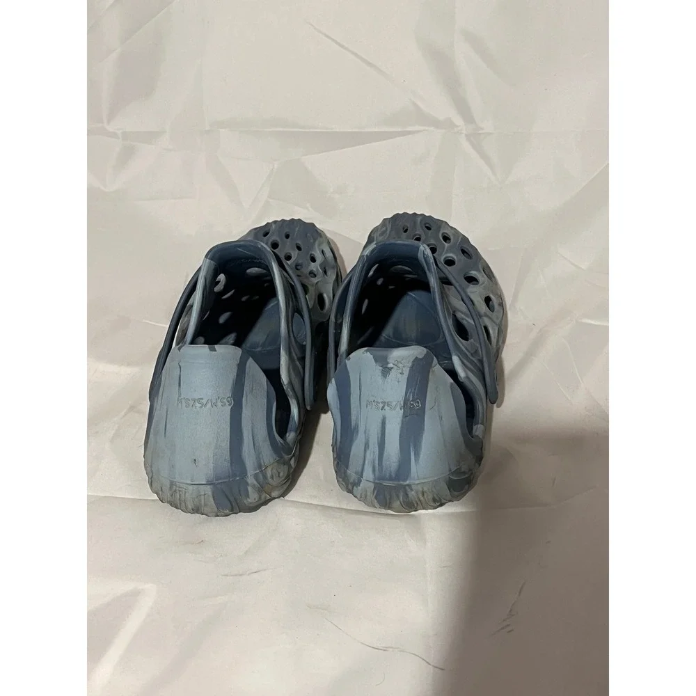 Merrell Hydro Moc Blue Grey Marbled Water Shoes Mens 7.5 Clogs J003759